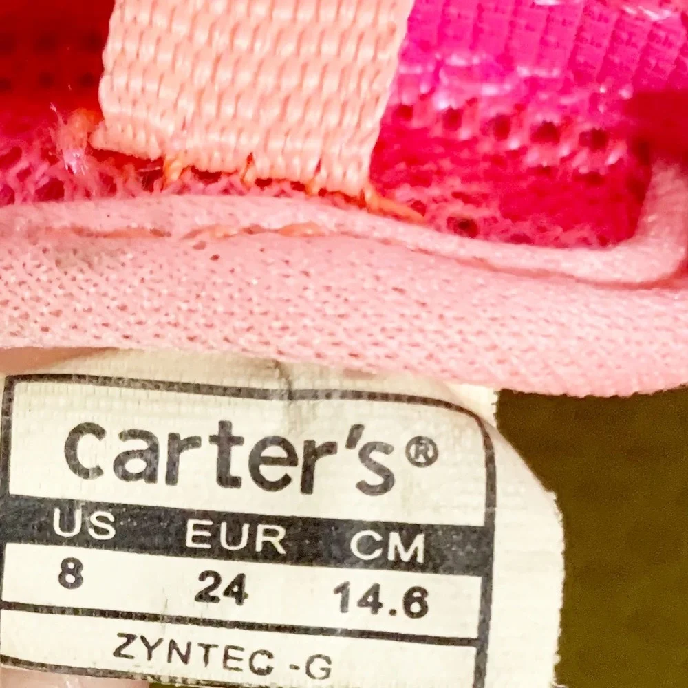 Carter’s Zyrtec-G Nylon Neoprene Water Shoes Sandals Elastic Lace-lock Bungee 8